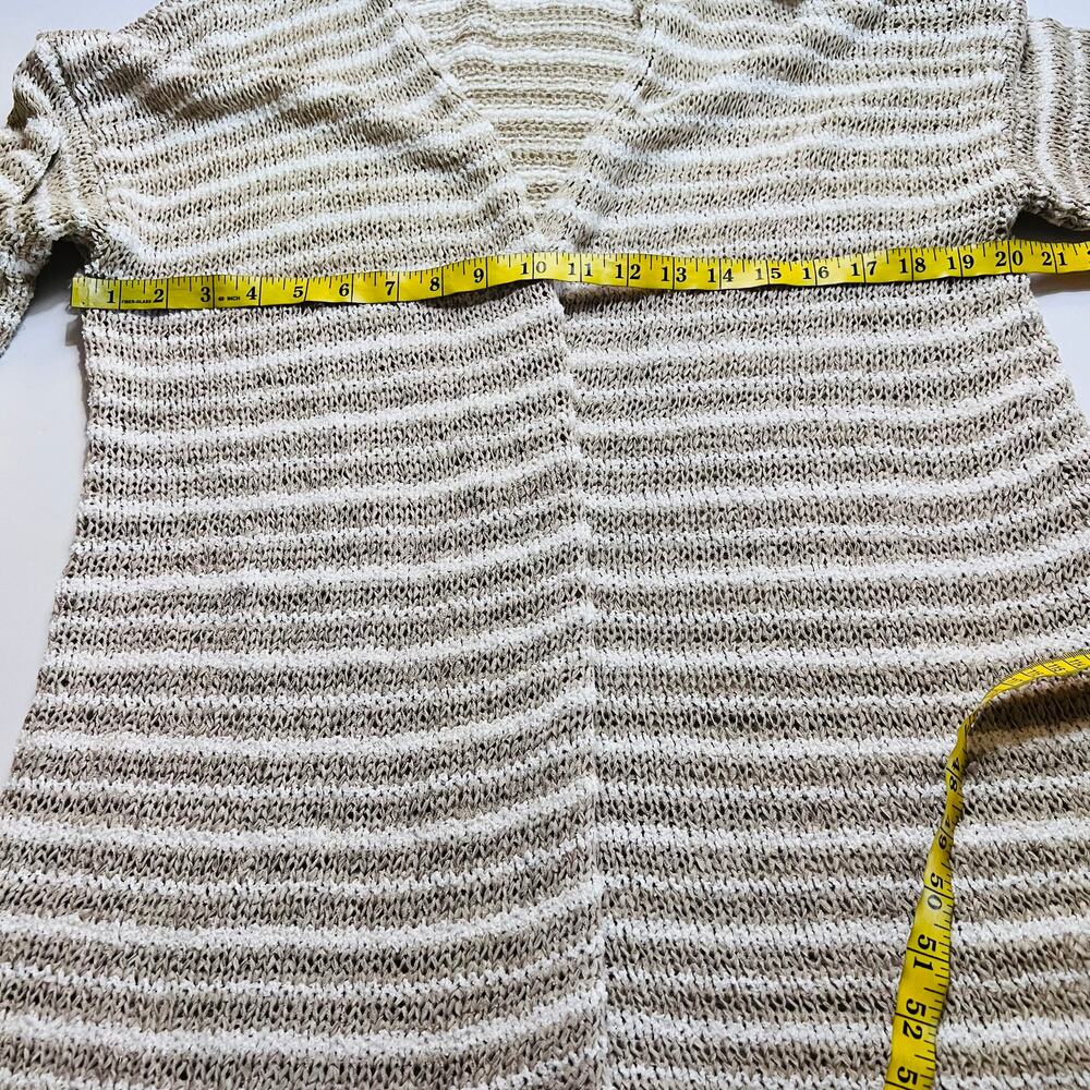 Soft Surroundings Lucie Open Front Knit Cardigan Size Large - Picture 7 of 9